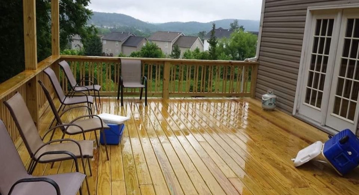 Custom outdoor patio renovation